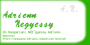 adrienn negyessy business card